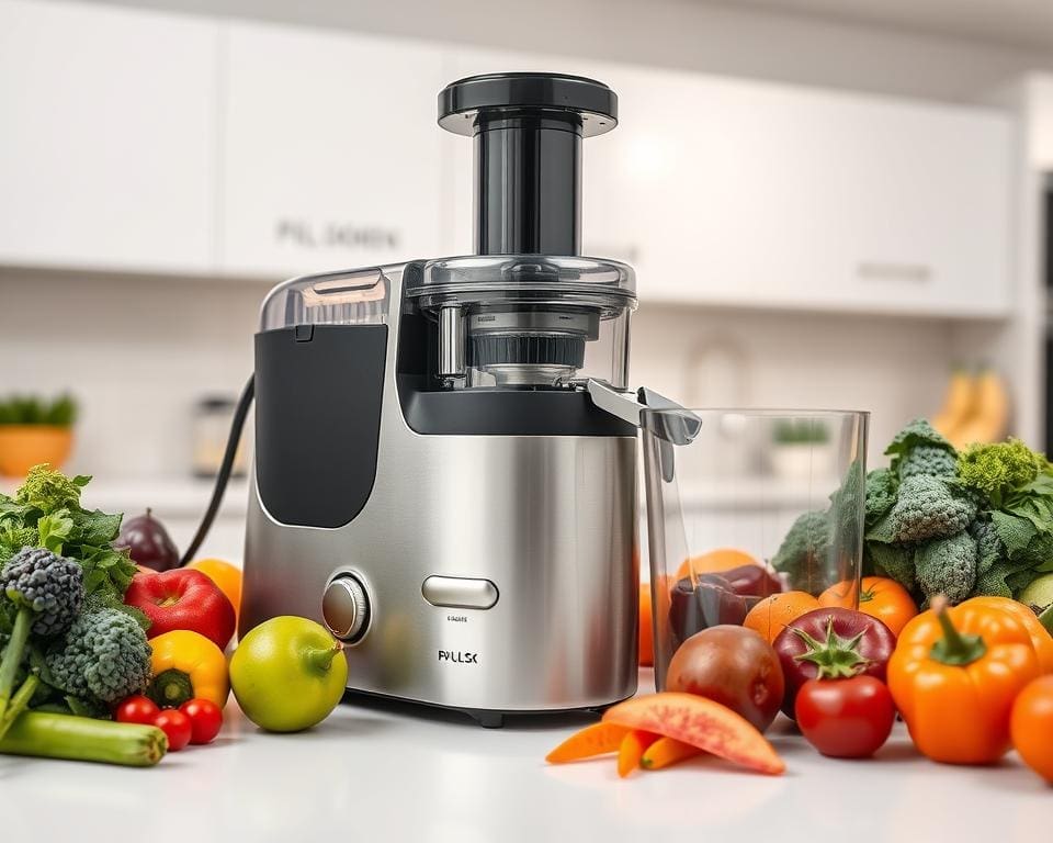 Electric juicers with large pulp bins for efficiency