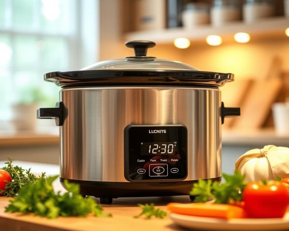 Electric slow cookers with timer functions