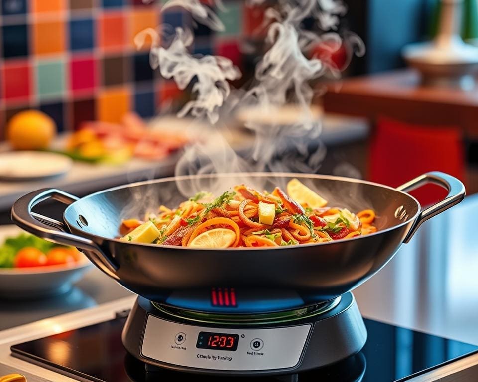 Electric woks for efficient stir-frying