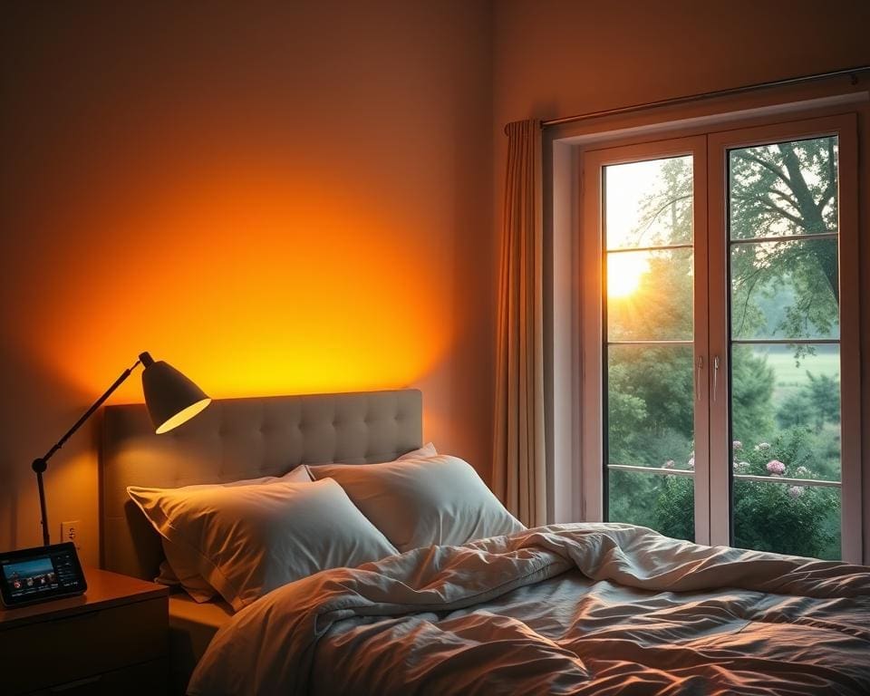 Smart lights with sunrise simulation: a gentle way to wake