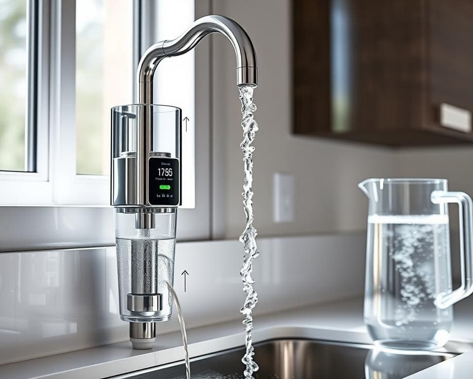 Smart water filters with usage tracking