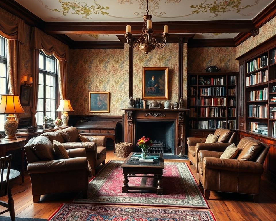 vintage British interiors