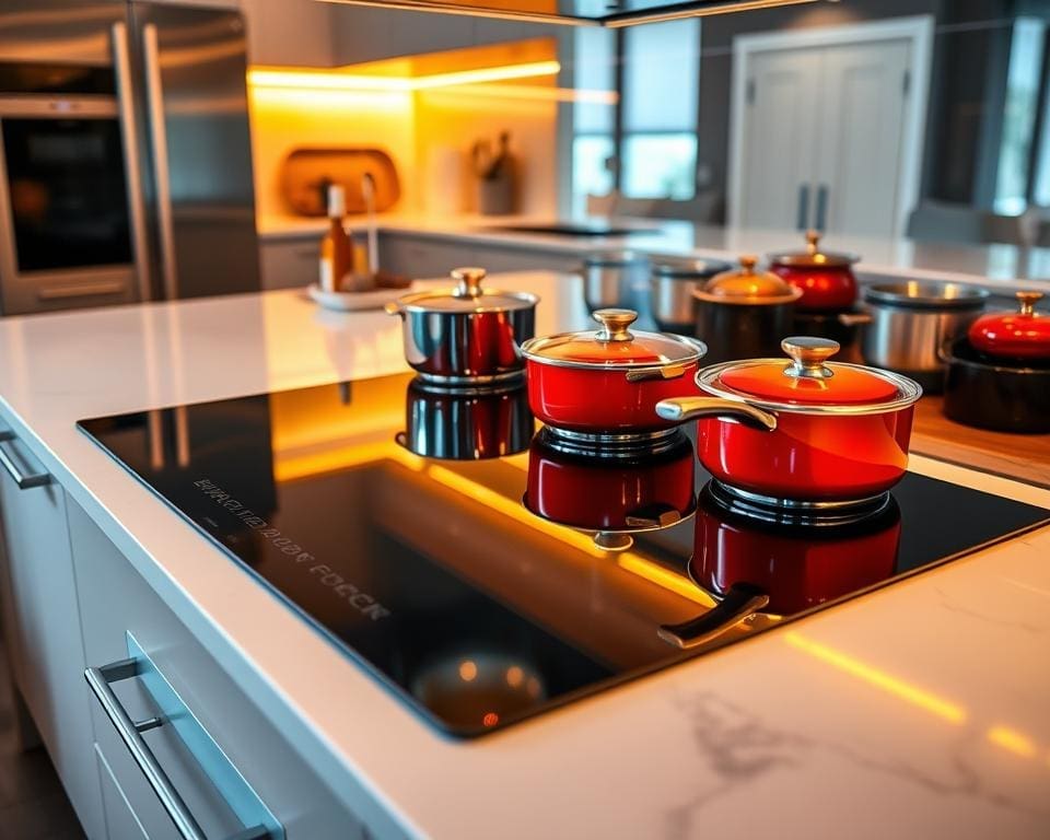 Electric stovetops with induction technology