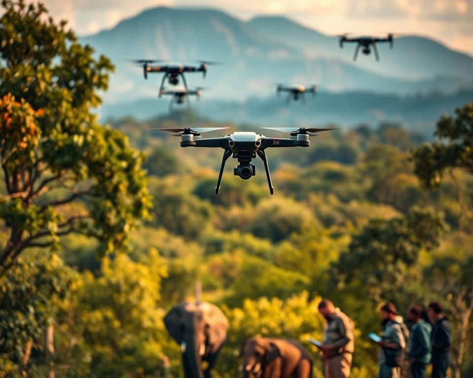 drones in wildlife protection efforts