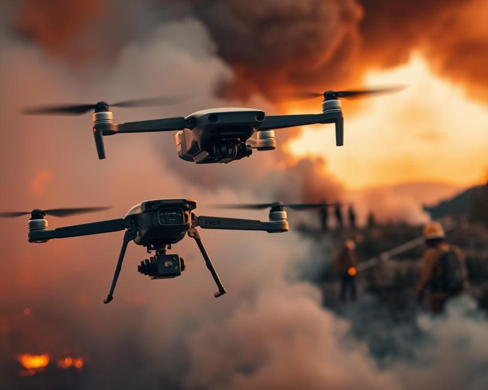 highlights of drones in wildfire management