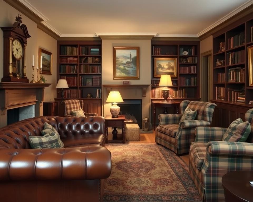 British decor showcasing characteristics of British design