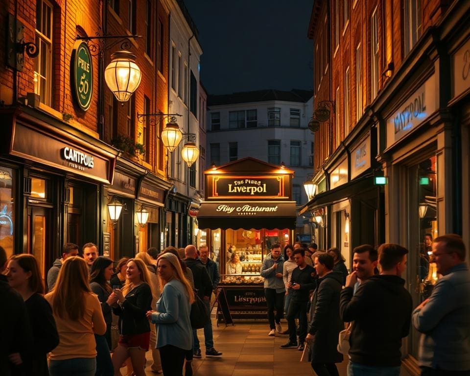 Where do locals eat late in Liverpool?
