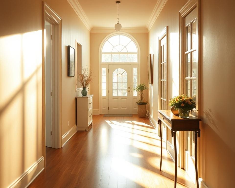 natural light in a hallway ambiance
