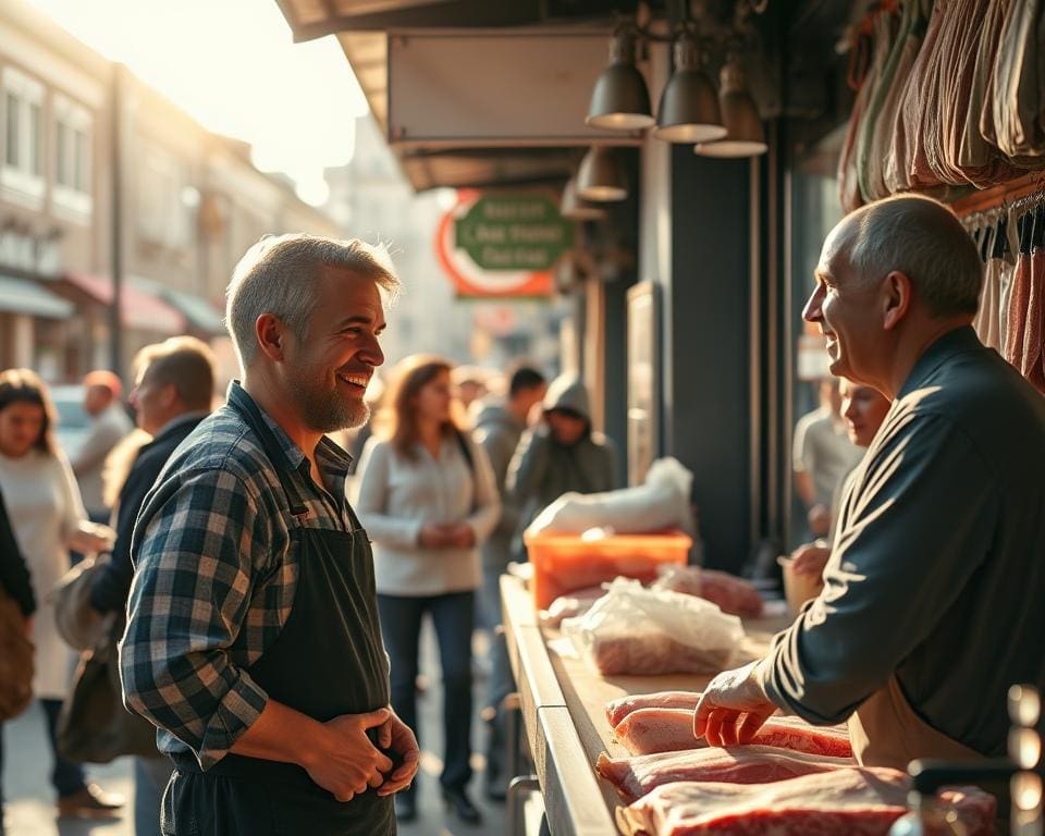 Does small talk with the butcher lift your spirits?