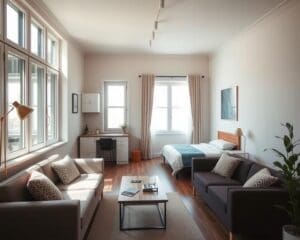 How do you style a studio apartment without clutter?