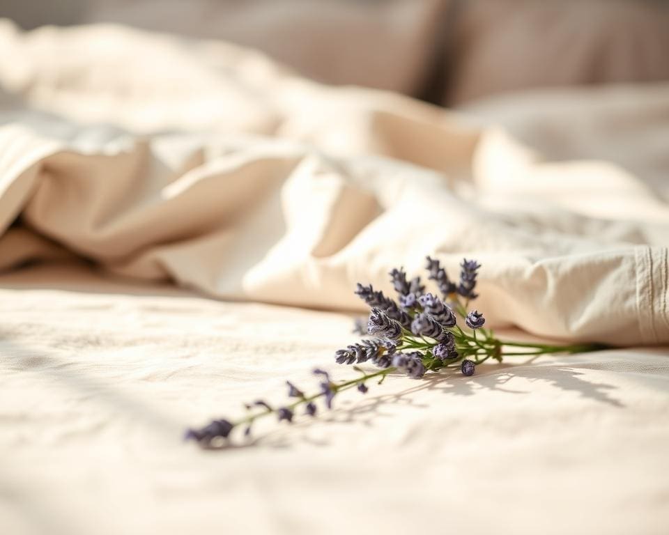 Is lavender by the bed good for sleep?