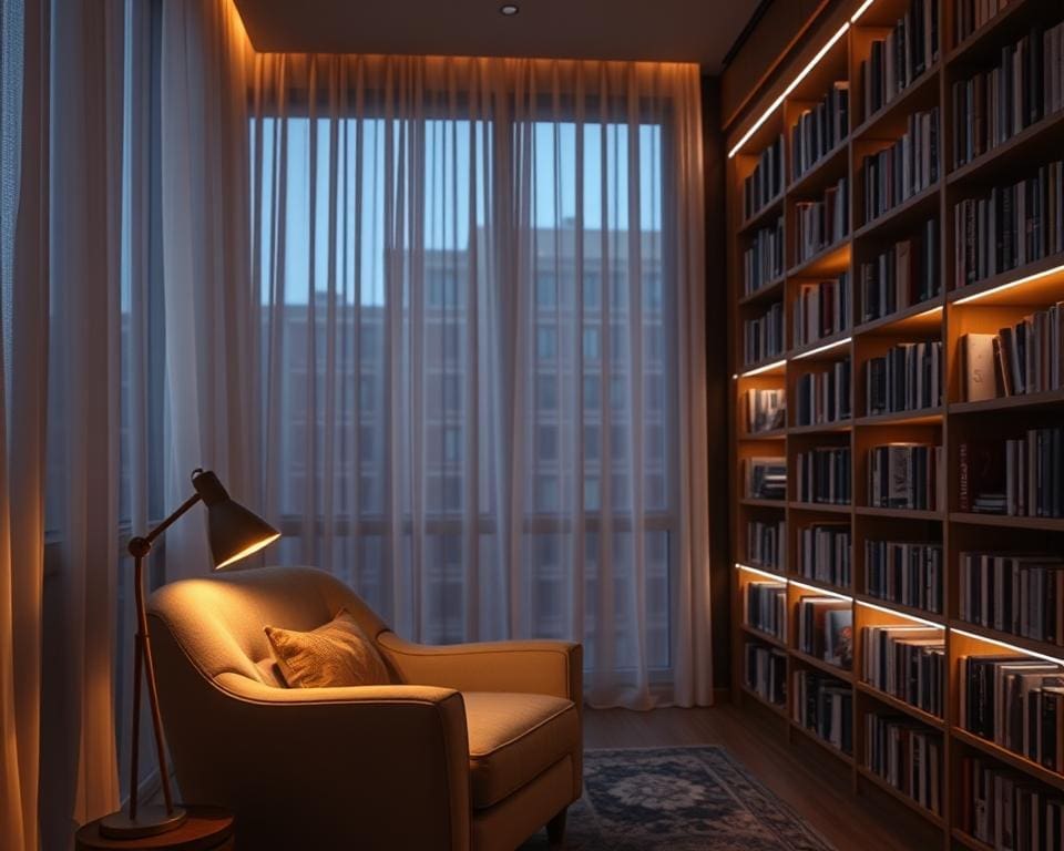 What are cozy lighting ideas for a reading nook?