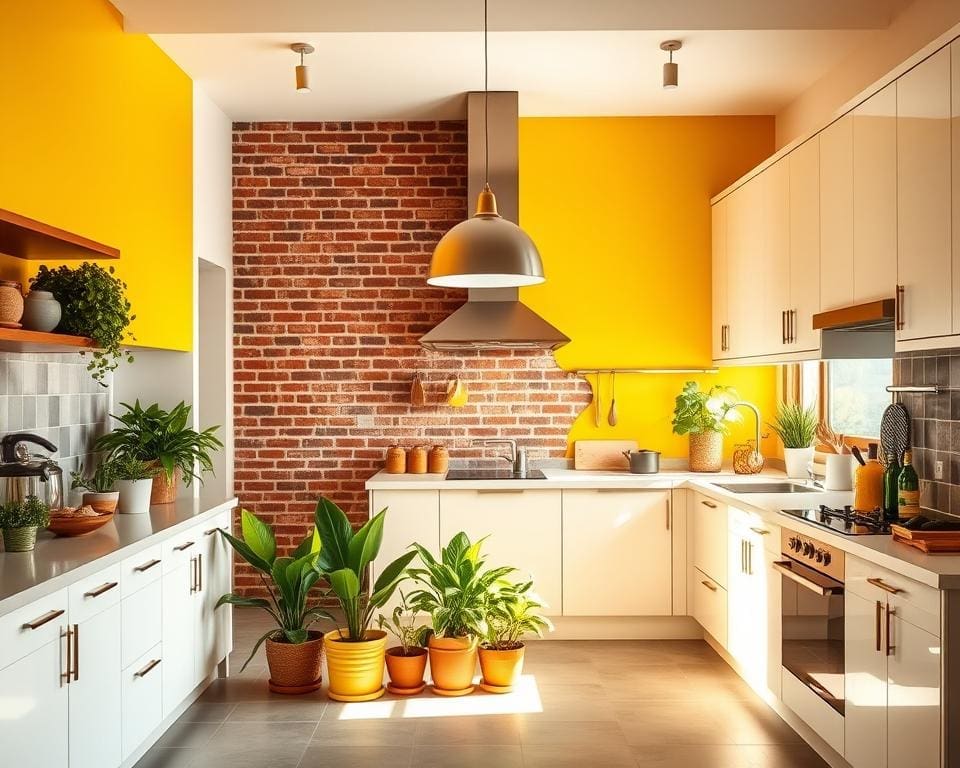 What are the best colors to brighten up a dark kitchen?