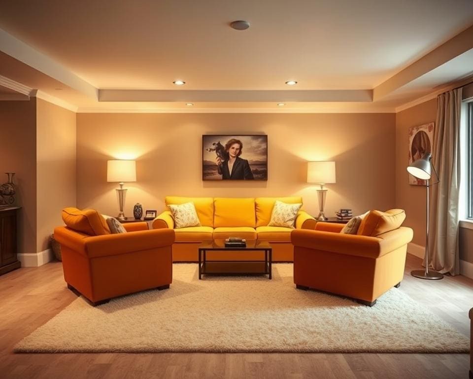 What colours make a dark space feel brighter?