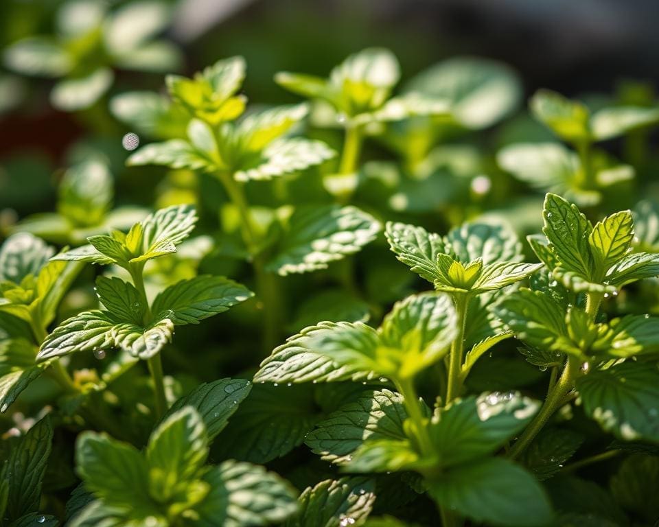 What makes homegrown mint so healing?