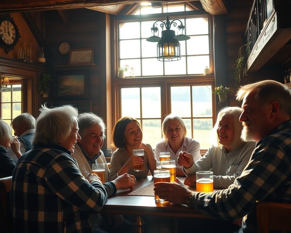 What’s the mental benefit of a country pub chat?