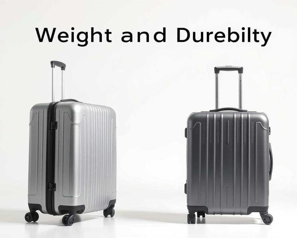 Which suitcase is light yet durable?