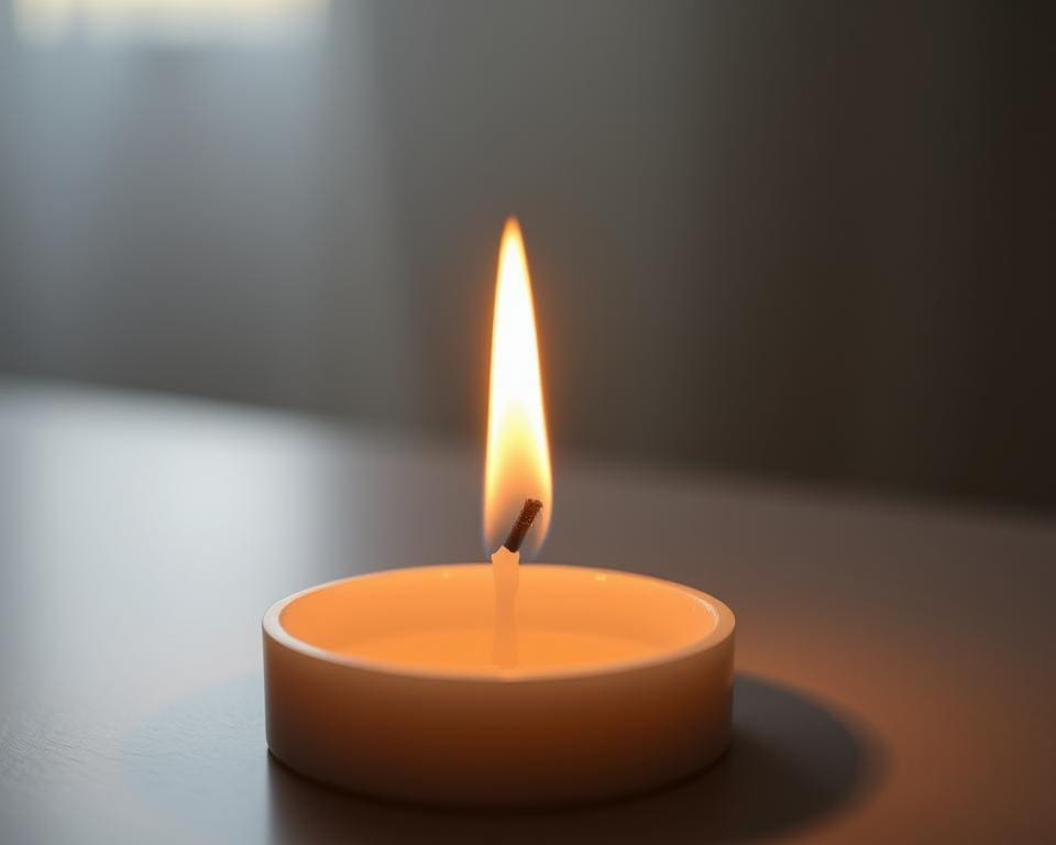 an a lit candle calm the nervous system?