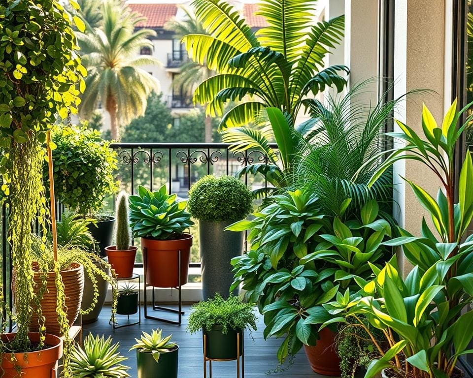 balcony plant selection