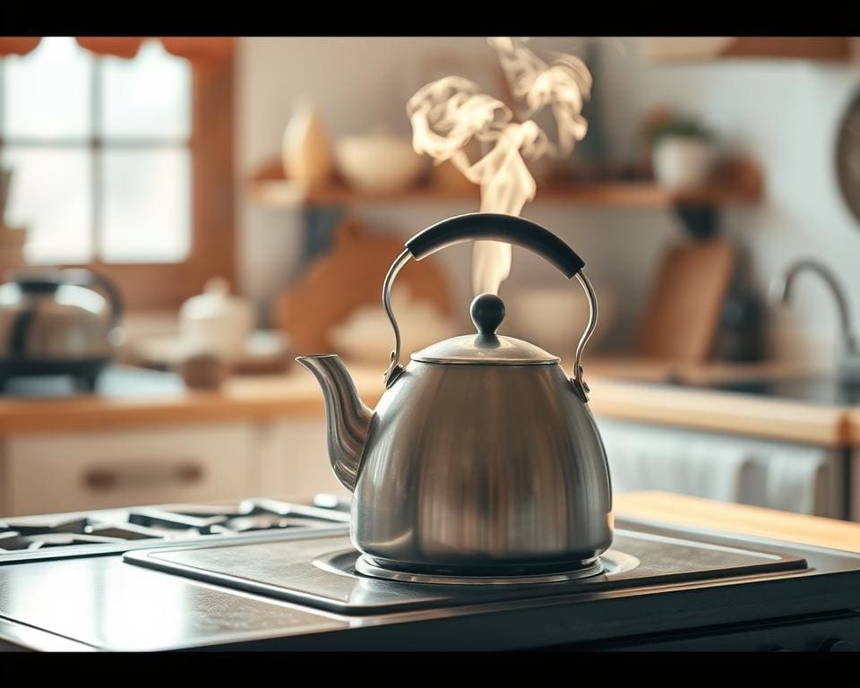 calming sound of kettle