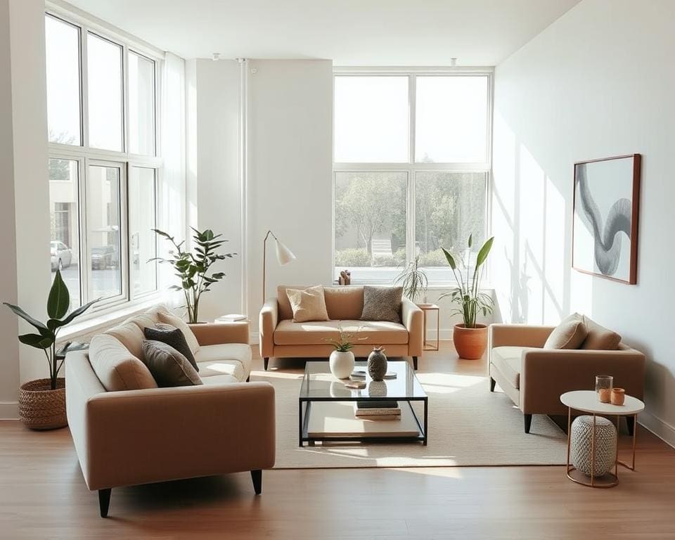 clutter-free room styling