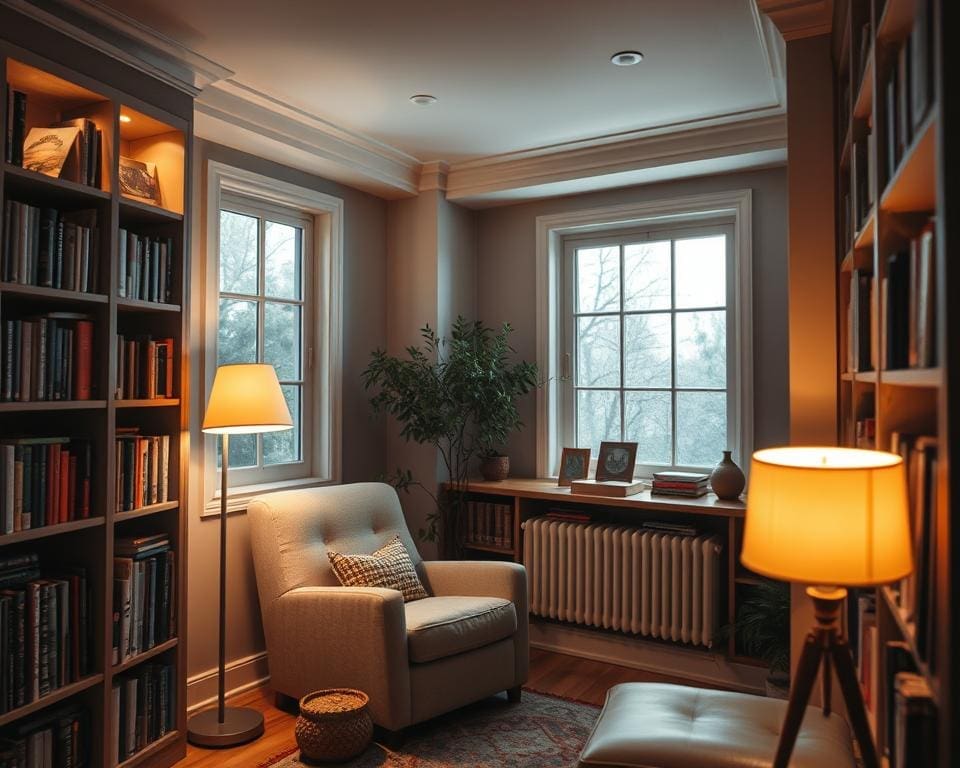 reading nook lighting design