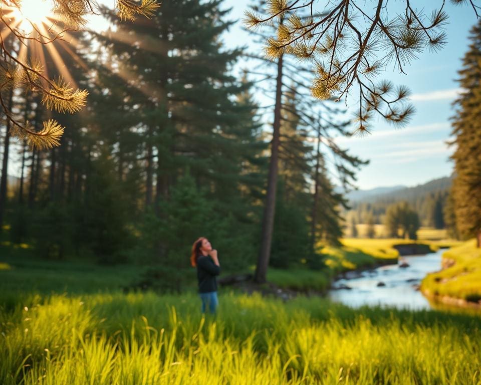 Can fresh air ease emotional tension?