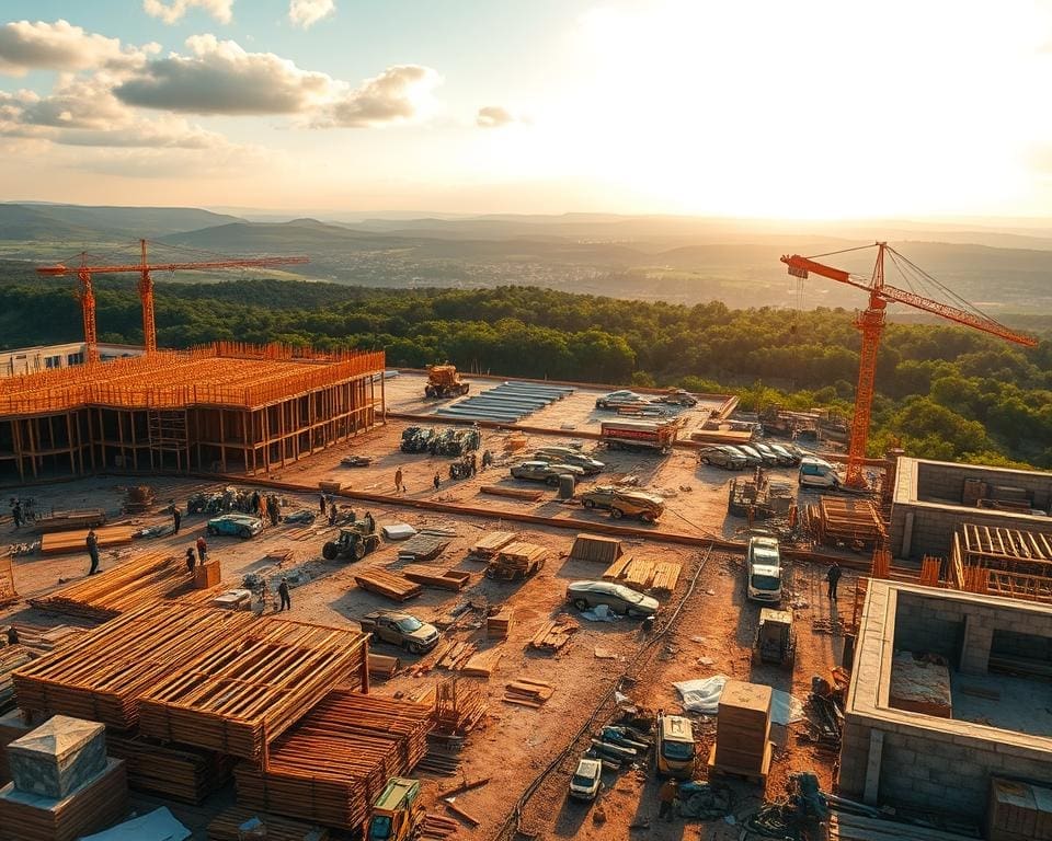 How do you prepare a site for sustainable builds?