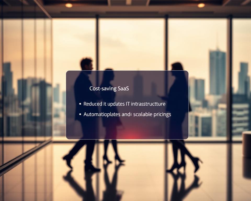 SaaS benefits for reducing costs