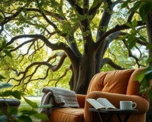 Can You Create a Cosy Reading Nook Under the Trees?