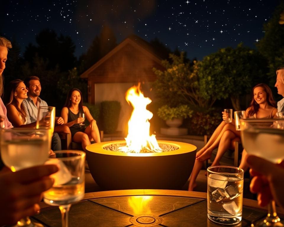 Gin and Tonic Gathering at Your Fire Pit
