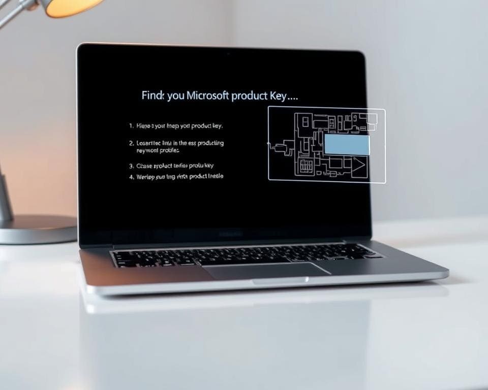 How to find microsoft product key