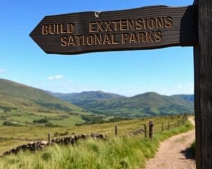 What are rules for extensions in Scottish National Parks?
