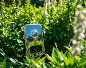 What smart device tracks sunlight in your garden?