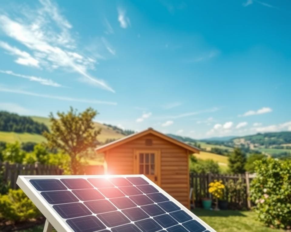 What’s the best solar panel for a garden shed?