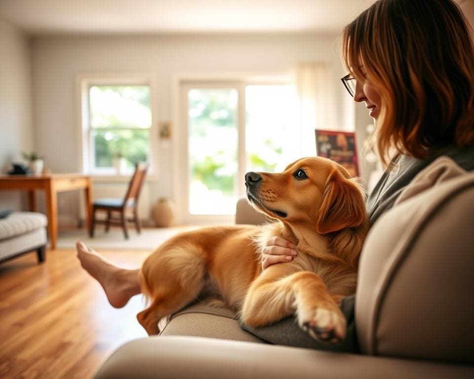 daily routine with a dog