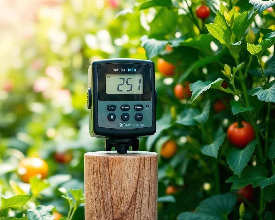 irrigation timer for vegetable beds