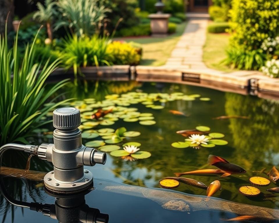 maintaining optimal pond water levels