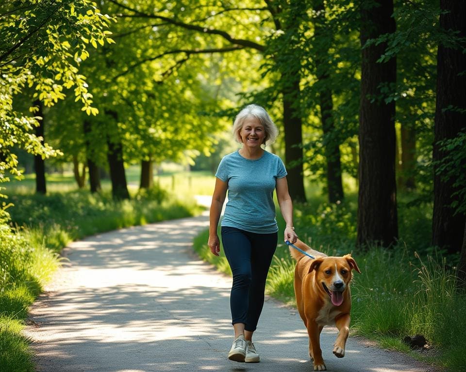mental health benefits of walking with dog