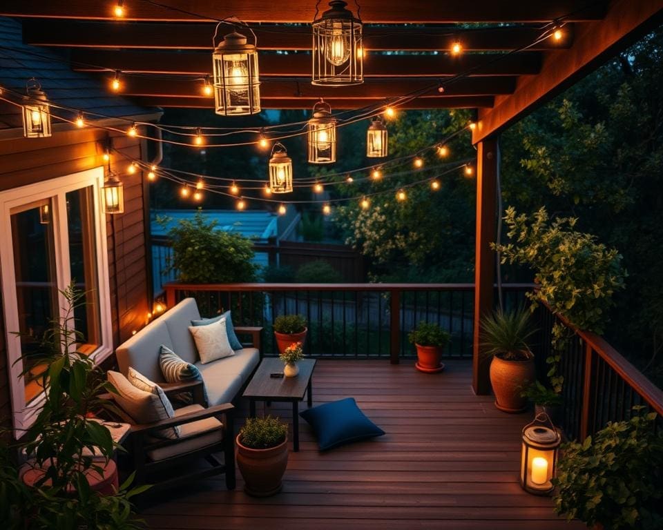 outdoor patio lighting