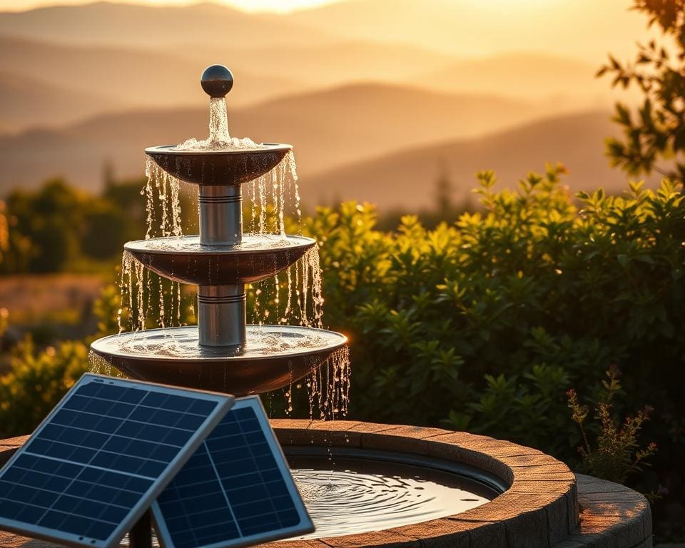 solar fountain