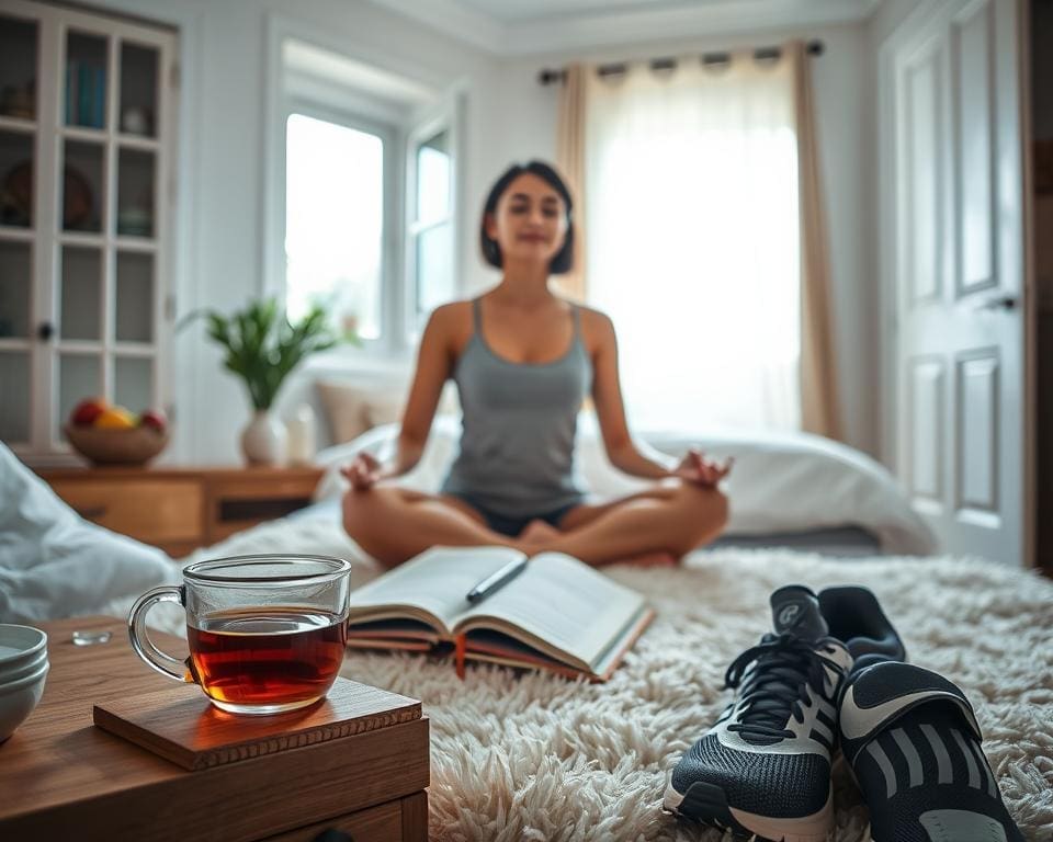 What healthy habits make mornings easier?