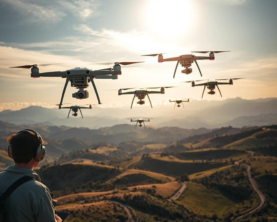 How are drones improving surveying and mapping?