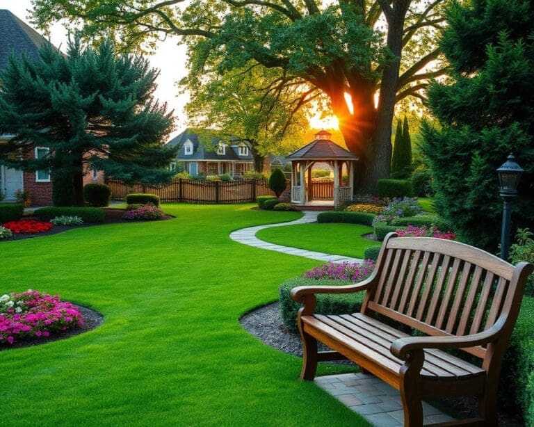 How can a gardener enhance outdoor property appeal?