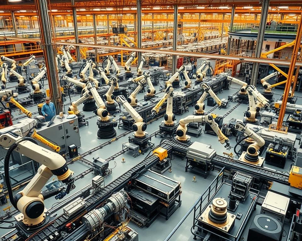 How do robots support industrial production today?