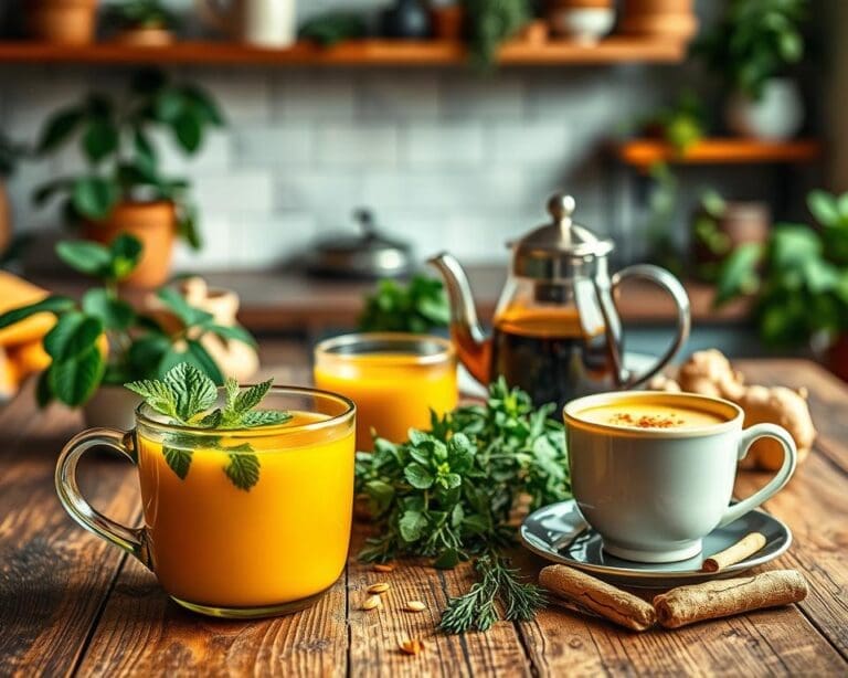 How do you choose healthy warm drinks for the evening?
