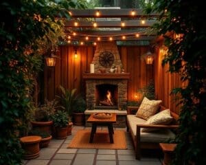 How to create a cozy seating area in your backyard?