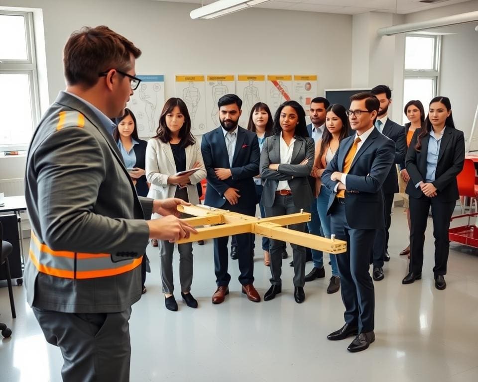 How can a safety trainer improve staff awareness?