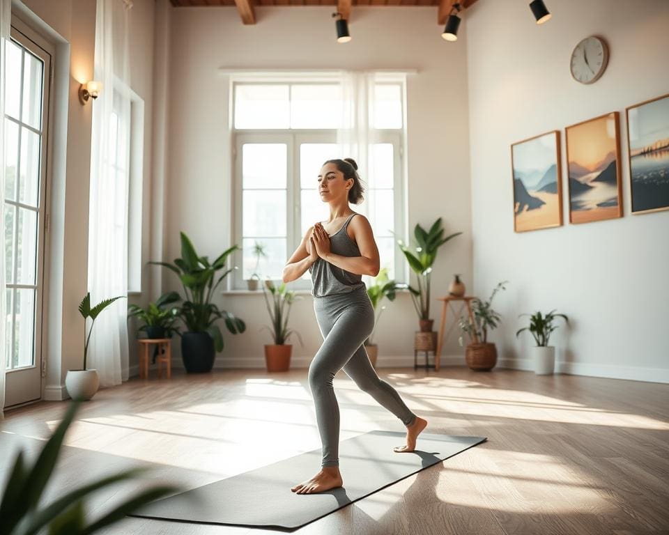 How can yoga reduce stress and improve focus?