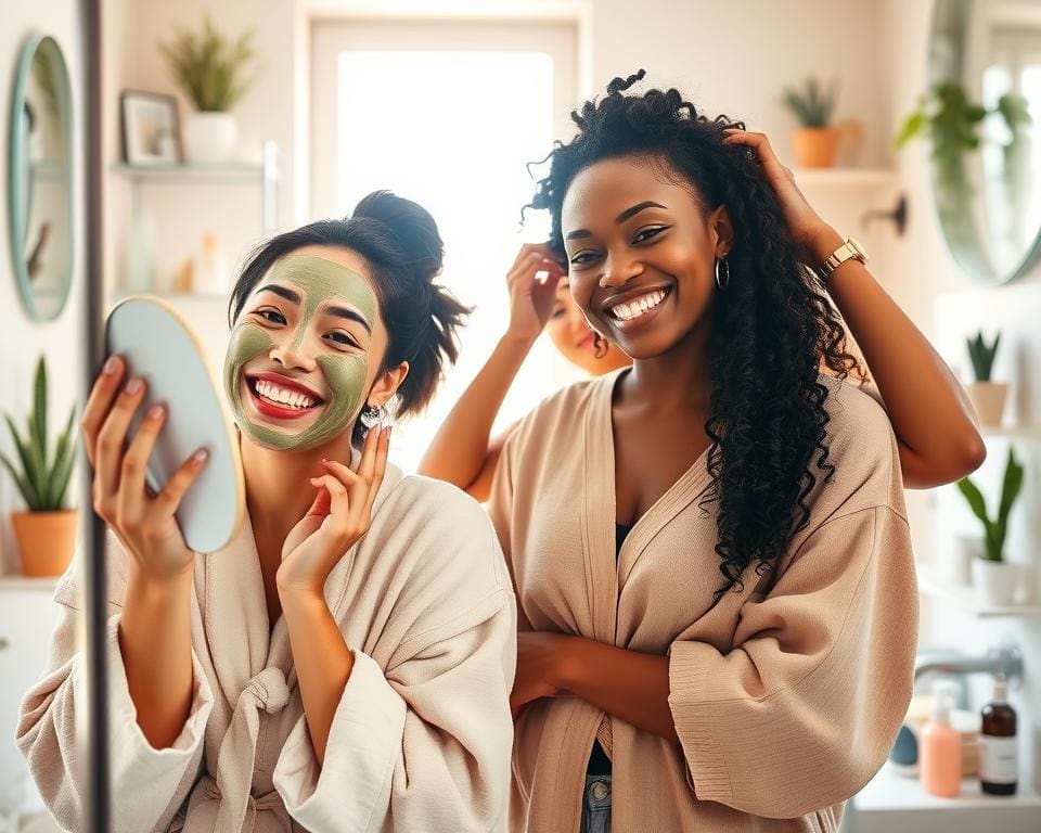 How do beauty routines boost self confidence?